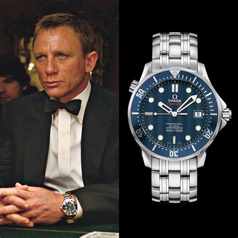 james bond wearing omega watch